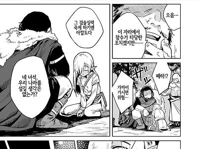 검술 실력이 뛰어난 엘프를 주운 만화.manhwa
