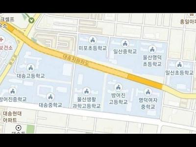 울산의 전설적인 학교 위치 ㄷㄷㄷ
