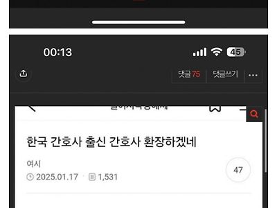 [기타] 	        한국인이 망쳤다는 해외 간호사 문화
