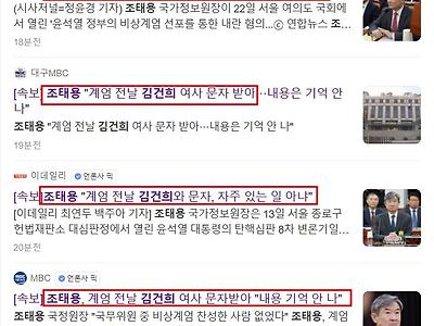 [펌] 핵폭탄급 뉴스인데 기사가 고작 4개 뿐