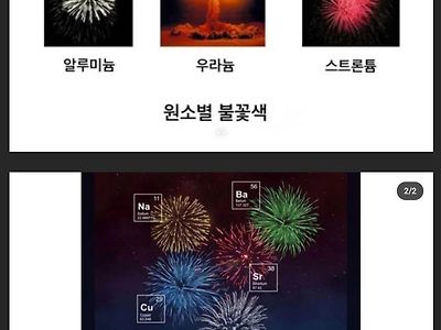 불꽃놀이 색깔의 비밀