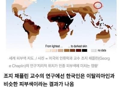 팩트팩트 아시아에서 가장 하얗다는 한국인 피부색.jpg