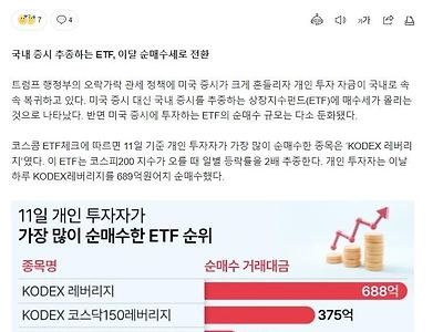 미장에서 국장으로 갈아타는 한국인들