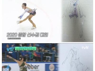 [감동] 	        어머니가 만든 피겨 의상이 ISU '베스트 의상상' 후보에 오른 피겨 금메달리스트 …