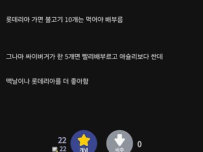 요즘 햄버거 너무 비싸다는 디씨인