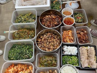 가수 송가인 조공 음식 클라쓰