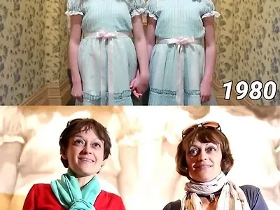 샤이닝의 쌍둥이 소녀 커서도 무섭네 ㅋㅋㅋ