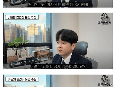 비동의강간죄 도입 우려하는 변호사