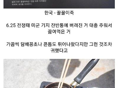 나라별  가난한 음식의 상징 jpg