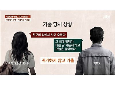 13살 가출 여중생을 성폭행 한 15명