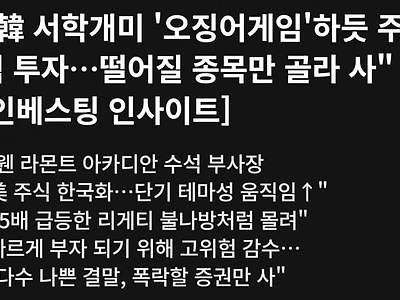 전 세계에 소문난 한국인의 투자 실력