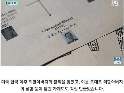 재외동포 비자를 받으려 조상을 추적한 미국인