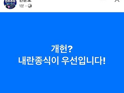 한준호의원도 개헌 반대군요