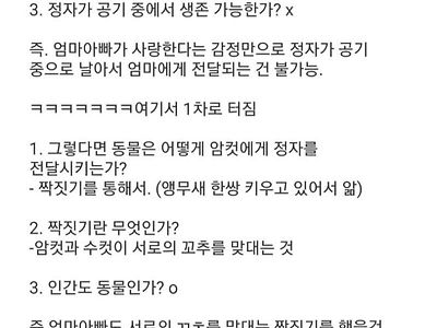 6살 조카가 야스를 추론해 냄