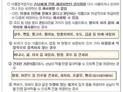 음식재탕 지적해서 하루만에 알바짤림