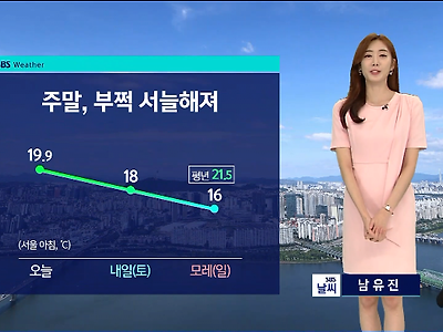 [날씨] 주말 아침 선선…낮에는 강한 자외선 주의