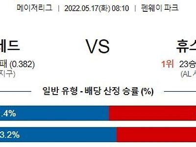 【MLB】 5월17일 보스턴 vs 휴스턴