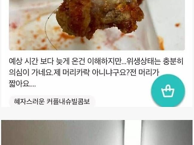 주작확률 0% 치킨집리뷰