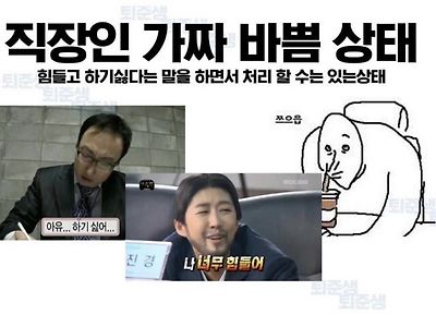 가짜 바쁨 vs 진짜 바쁨