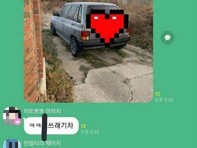 이거 완전 쓰레기 차네