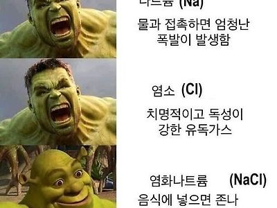 공포의 독성 물질 2개를 섞으면 일어나는 일