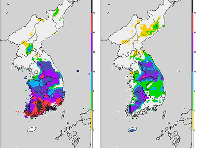 [오늘 날씨] 지역에 따라 국지성 호우 + 낮 기온 올라 무더움