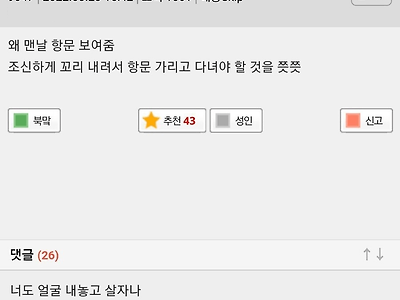 강아지들은 왜 수치를 모르냐...JPG