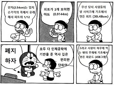 알기 쉽게 야드법을 설명해 주는 진구