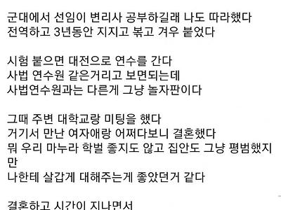 월 700 용돈 40 변리사 설거지 후기