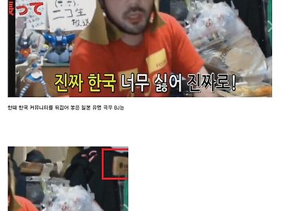 한국이 너무싫다는 넷우익 레전드