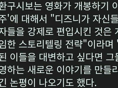 중국 관영매체 환구시보 흑어공주 반응