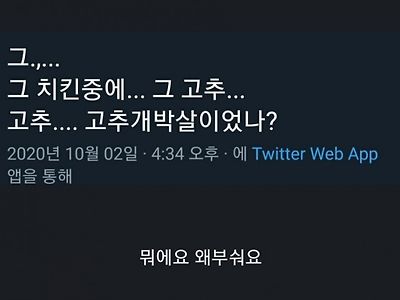 은근히 호불호갈리는 치킨