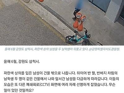 현직 형사 팀장 10대아들이 절도범 검거함 (요약있음)