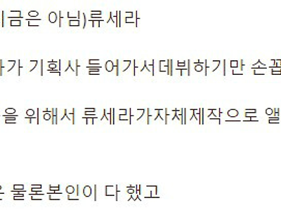 탈퇴한 아이돌이 음반 만드는과정