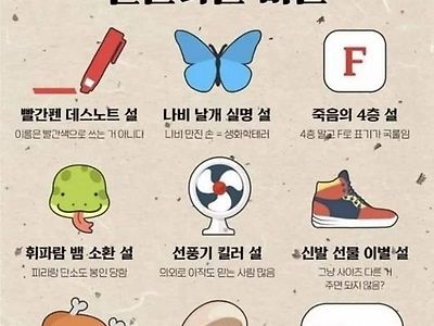 한국인만 믿는다는 미신