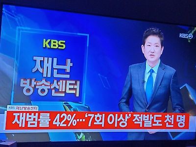 대한민국 음주운전 재범율 42%