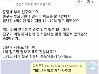 친구에게 1억정도 요구할 권리 있을까요?