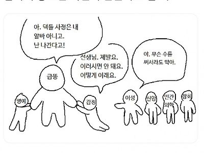 갑자기 중요한 직원이 관둔다고 할 때