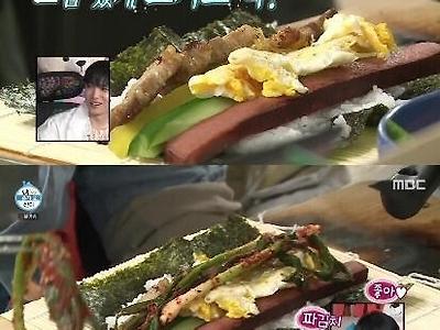 기안84의 김밥만들기