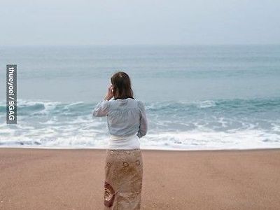 해변 패션.
