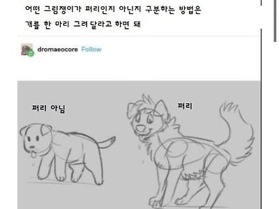 그림쟁이가 퍼리인지 아닌지 구분하는 법