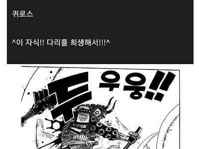 원피스 등장인물들의 신체 결손 반응