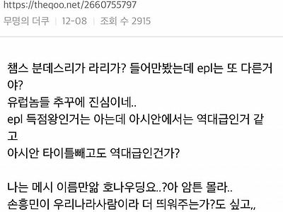 손흥민은 어느 정도 위치인가