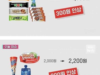 3월에도 많은 식품 가격 인상 예정