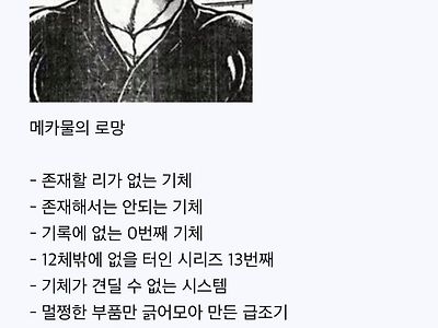 메카물의 로망