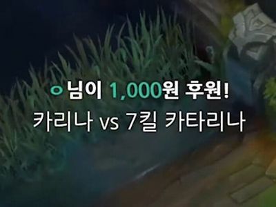 제우스: 카리나 vs 카타리나