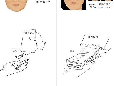 인터넷 쓰레기장 양대산맥의 비교