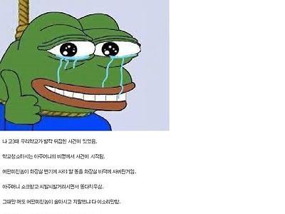 디씨의 똥 빌런