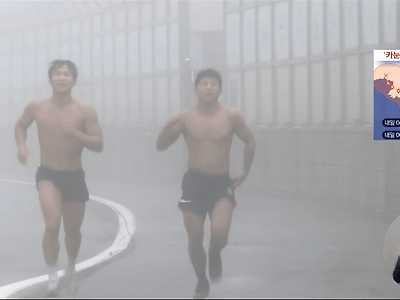 레슬링 국가대표 분들 훈련