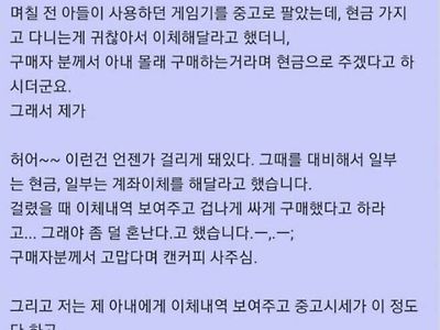 중고나라의 지략가